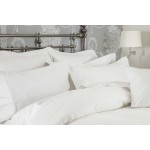 Belledorm Hotel Suite 1200 Cotton Sateen White Fitted Sheets